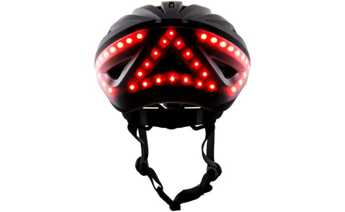 Lumos Kickstart Bike Helmet Black Back view