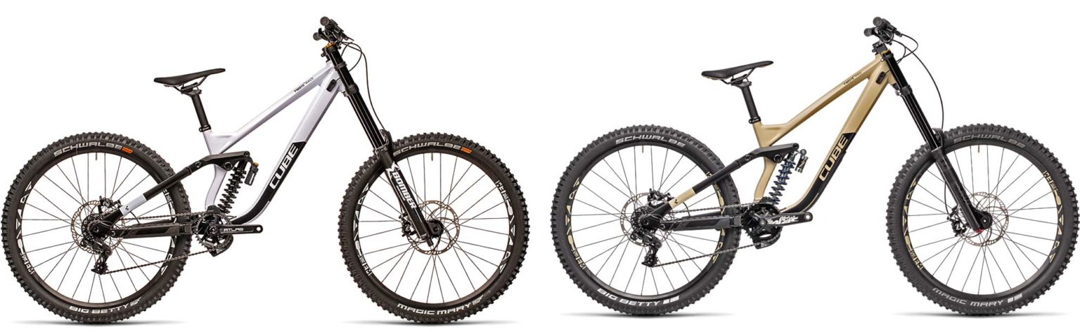 2021 Cube Two15 Pro and Cube Two15 HPC Downhill bikes