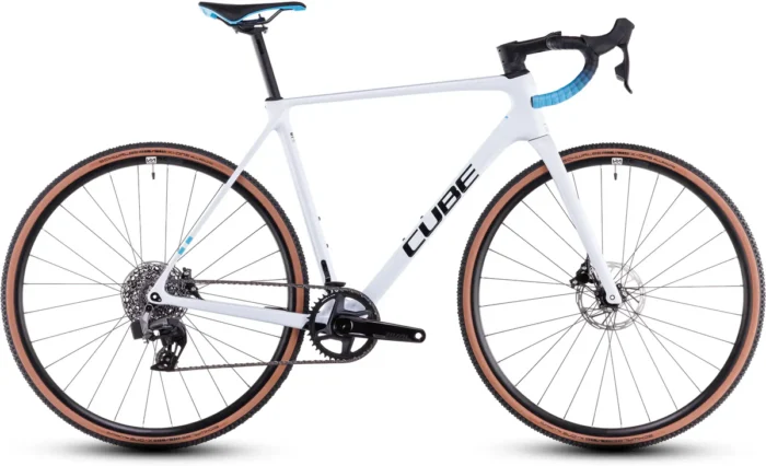 Cube Cross Race C62 Race polar white n blue 2025