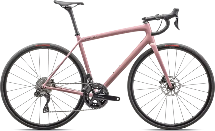 Specialized Aethos Comp - Shimano 105 Di2 – 2025 - Gloss Dusky Pink - Smoke