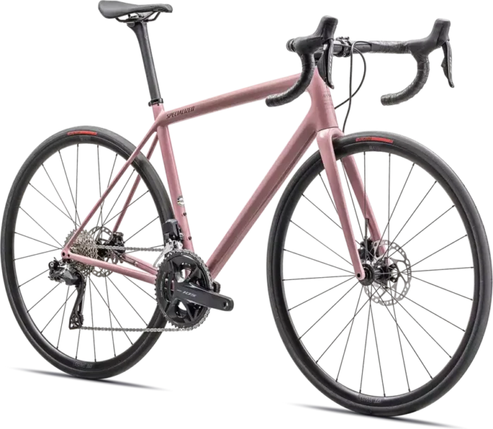 Specialized Aethos Comp - Shimano 105 Di2 – 2025 - Gloss Dusky Pink - Smoke - Sideview