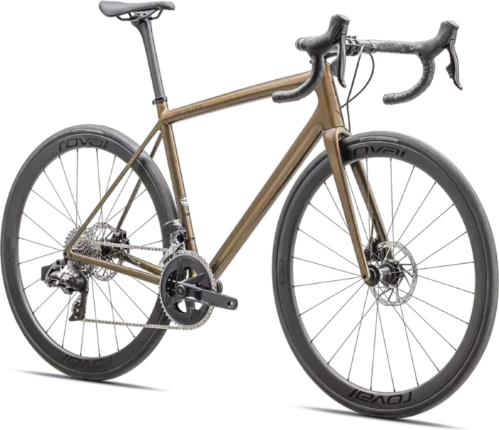Specialized Aethos Expert - Rival eTap AXS – 2025 - Gloss Burnt Gold Metallic - Doppio-2