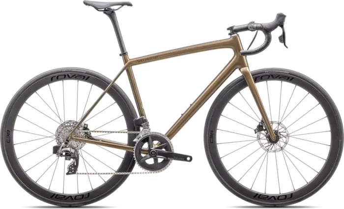Specialized Aethos Expert - Rival eTap AXS – 2025 - Gloss Burnt Gold Metallic - Doppio