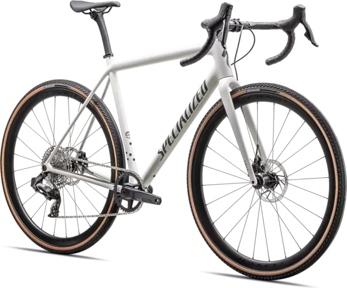 Specialized Crux Expert – 2025 - Gloss Dune White - Smoke Liquid Metal
