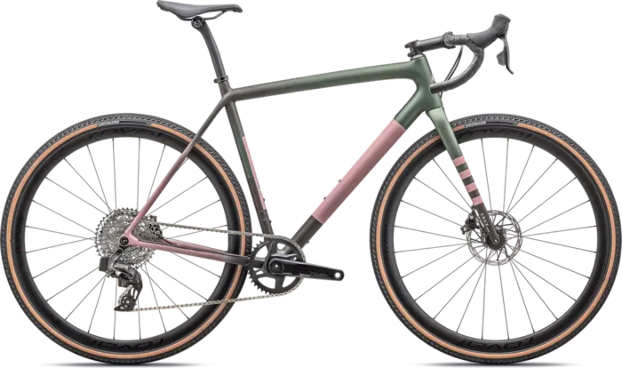 Specialized Crux Expert – 2025 - Satin Cypress Metallic - Doppio - Dusky Pink - Champagne