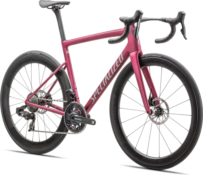 Specialized Tarmac SL8 Pro – 2025 - Satin Pink Tint over Silver Dust - Silver Dust