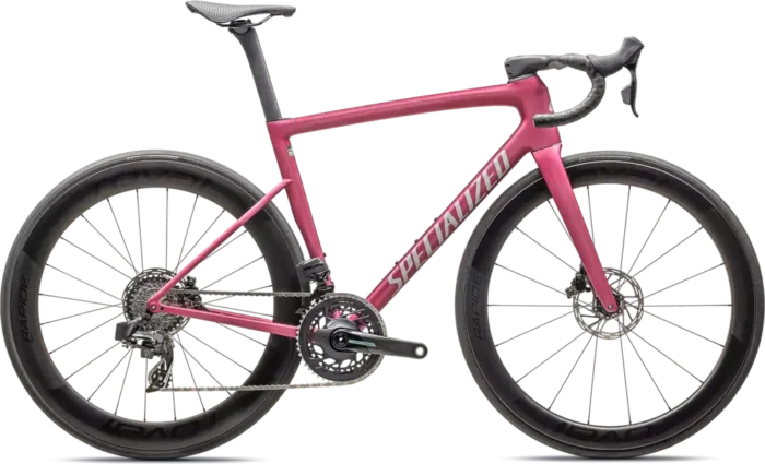 Specialized Tarmac SL8 Pro – 2025 - Satin Pink Tint over Silver Dust - Silver Dust