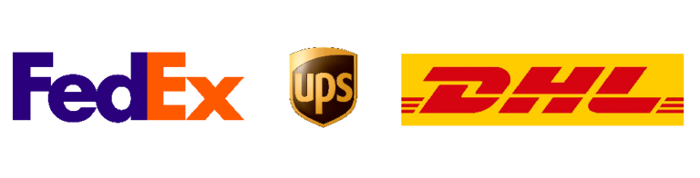 Shipping partners. FedEx, UPS, DHL