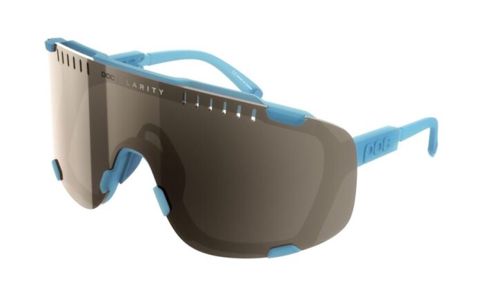 POC Devour Basalt Blue - Brown Silver Mirror Lens