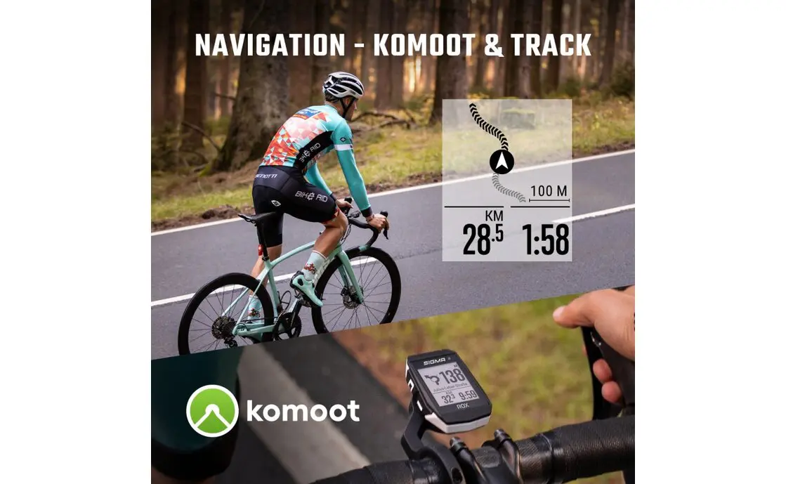 Sigma ROX 11.1 Evo HR sæt Cykel Computernavigation
