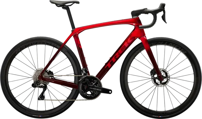 Trek Domane SLR 9 Gen 4 - 2025 - Metallic Red Smoke to Red Carbon Smoke